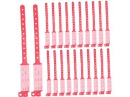 Didiseaon 100 pulseiras refletoras descartáveis para hospitais e espetáculos