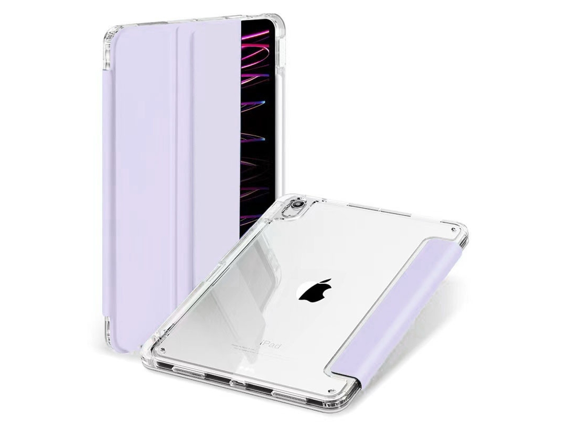 Elysve Capa Protetora Para Ipad 2022, 10,9 Polegadas, Com Compartimento Para Caneta Lilás Claro, Capas, Tpu Ultrafinas