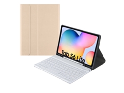 Capa de Teclado Bluetooth para Samsung Tab S9 Plus 12.4 com redondo e rato, português, rosa XIAOMOYU