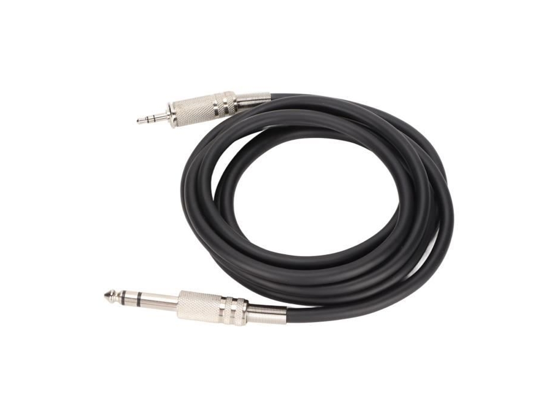 HURRISE Cabo Adaptador Profissional Macho de 6 35 Mm para Conector de 3 5 Mm para Smartphone 6 6 Pés