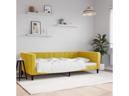Sofá cama 100x200 cm Terciopelo Amarillo