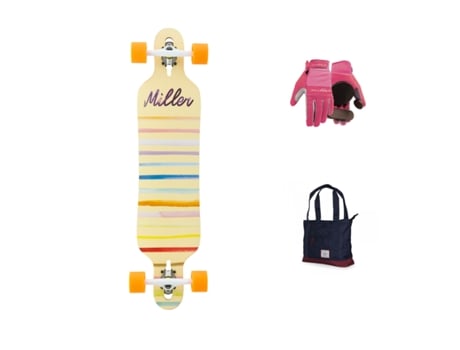 Longboard MILLER SUMMER - 38' X 8,7' - LUVAS TAMANHO S e SACOLA TOTE INCLUÍDA