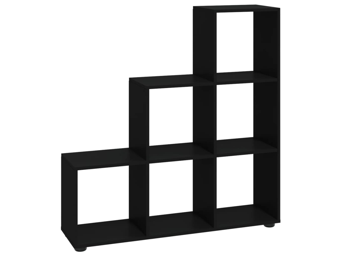 Estante Escada/prateleira Derivados de Madeira 107 Cm Preto MAISON EXCLUSIVE