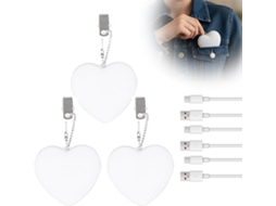 Conjunto De 3 Luzes Recarregáveis Para Bolsa, Com Sensor Automático