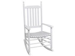 Rocking Chair, Rocking Chairs Vidaxl Branco Madeira (n/a)
