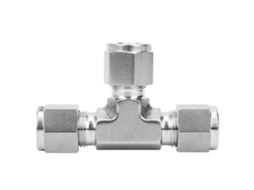 Conector De Bainha De Compressão Tee De Aço Inoxidável 316 Com Diâmetro Igual Ss‑600‑3ф3/8