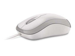 Rato MICROSOFT L2 Basic (Cabo USB - Casual - 1000 dpi - Branco)