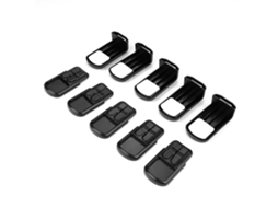 Primerox 5 Peças Trava de Segurança para Bebê para Gaveta Armário Porta Resistente Preto