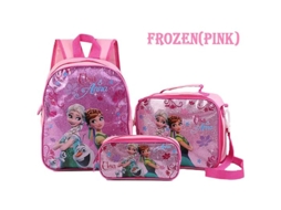 Mochila Escolar Frozen Pacote Com 3 Presente De Aniversário Aquaforge