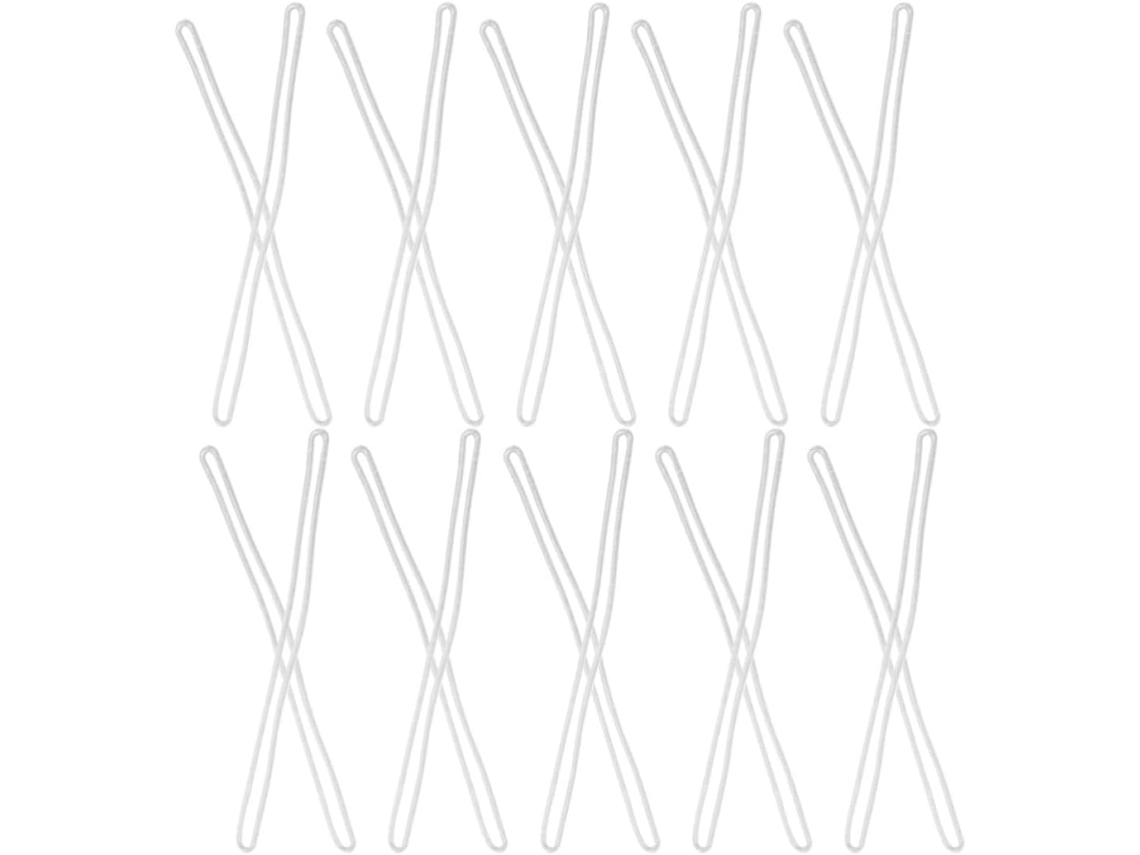 Porta Crachá Com Design Anti Perda E Confortável De Usar, Em Pvc Transparente, Pacote Com 200 Unidades, Ideal O