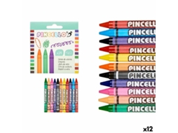 Ceras de cores PINCELLO 45928 (12 unidades)