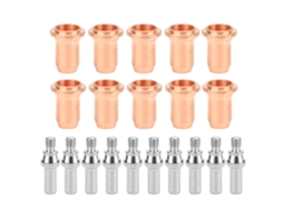 Kit De 10 Eletrodos Plasma 52582 E 10 Bocal 51312 Para Tocha Plasma Pt60