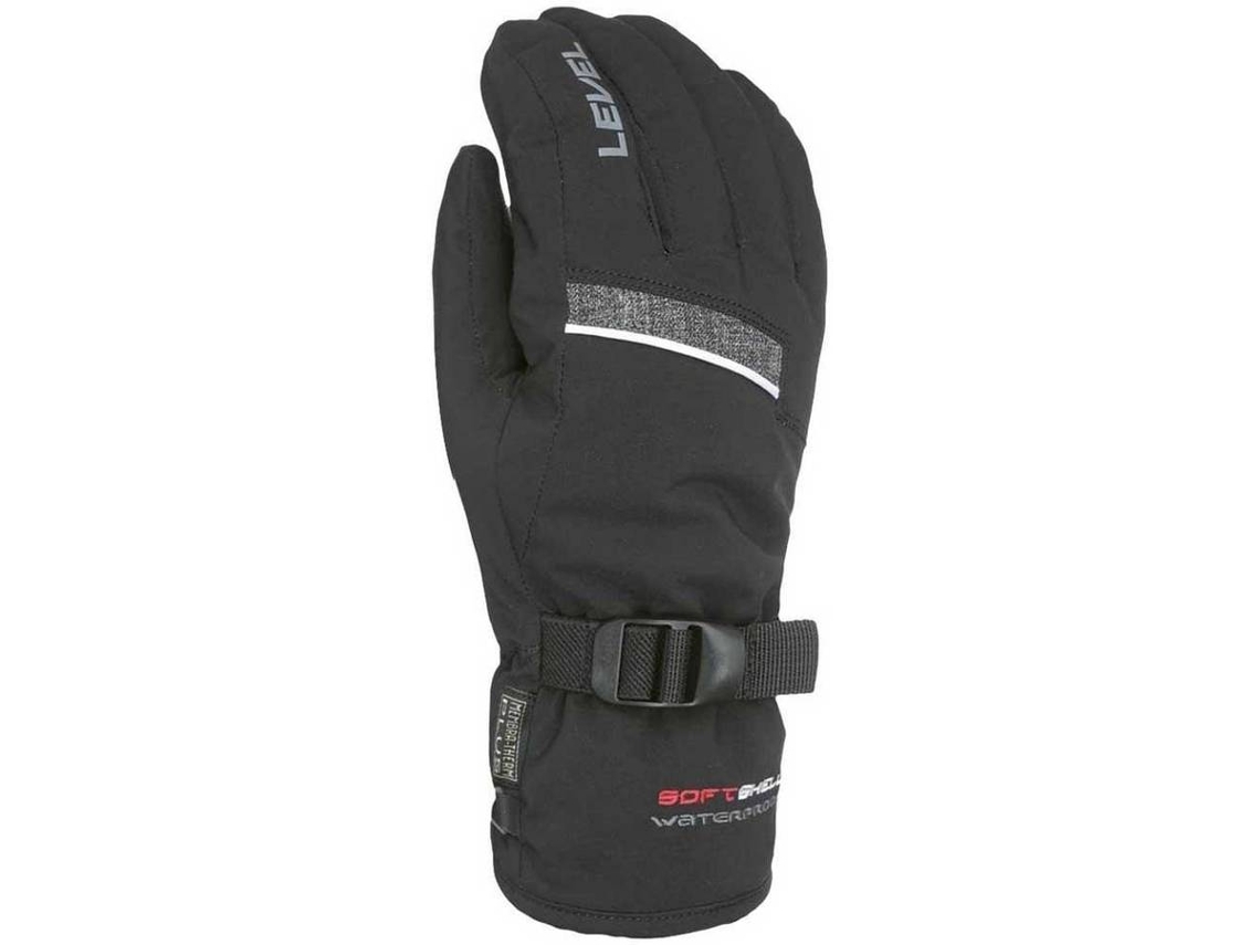 Luvas para Homem LEVEL Lavas Hero Preto para Esqui (S-M)