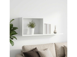 Vidaxl Prateleiras Flutuantes Branco 80 X 15 X 30 Cm