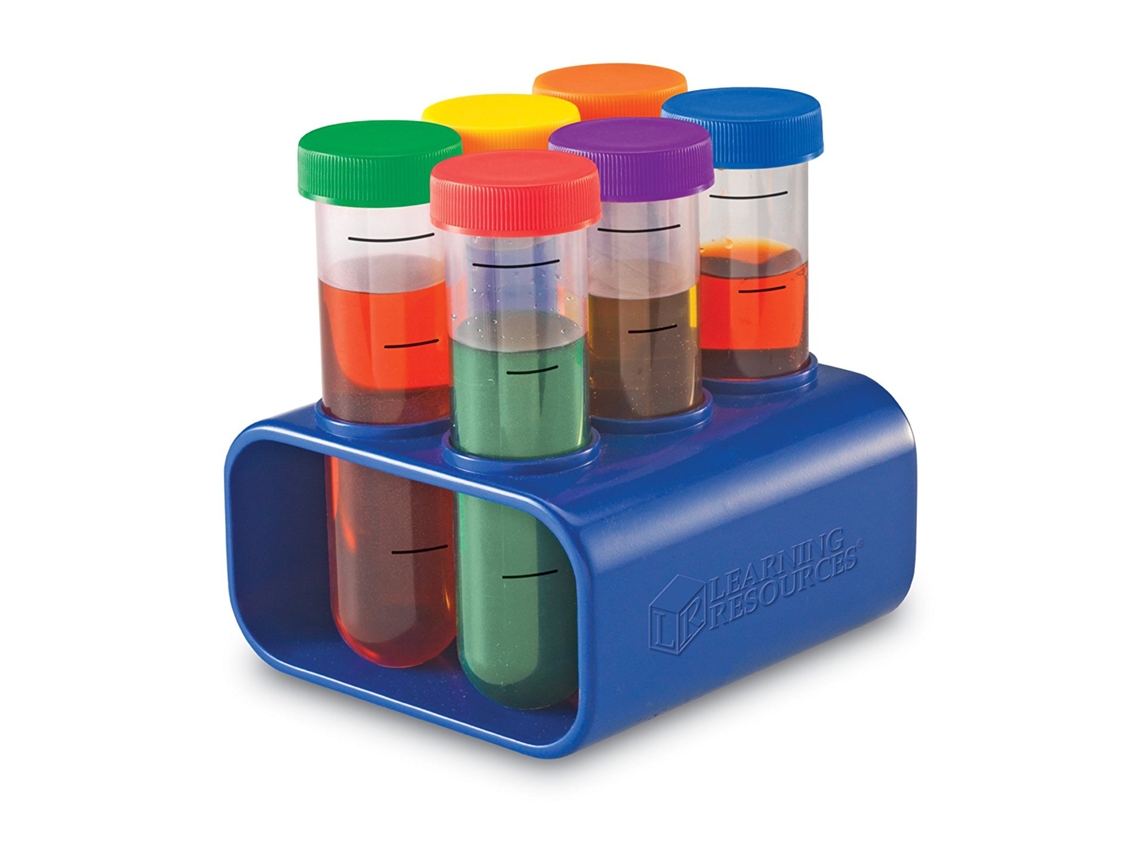 Conjunto De Brinquedos De Tubo De Ensaio Grande Da Learning Resources Com Suporte