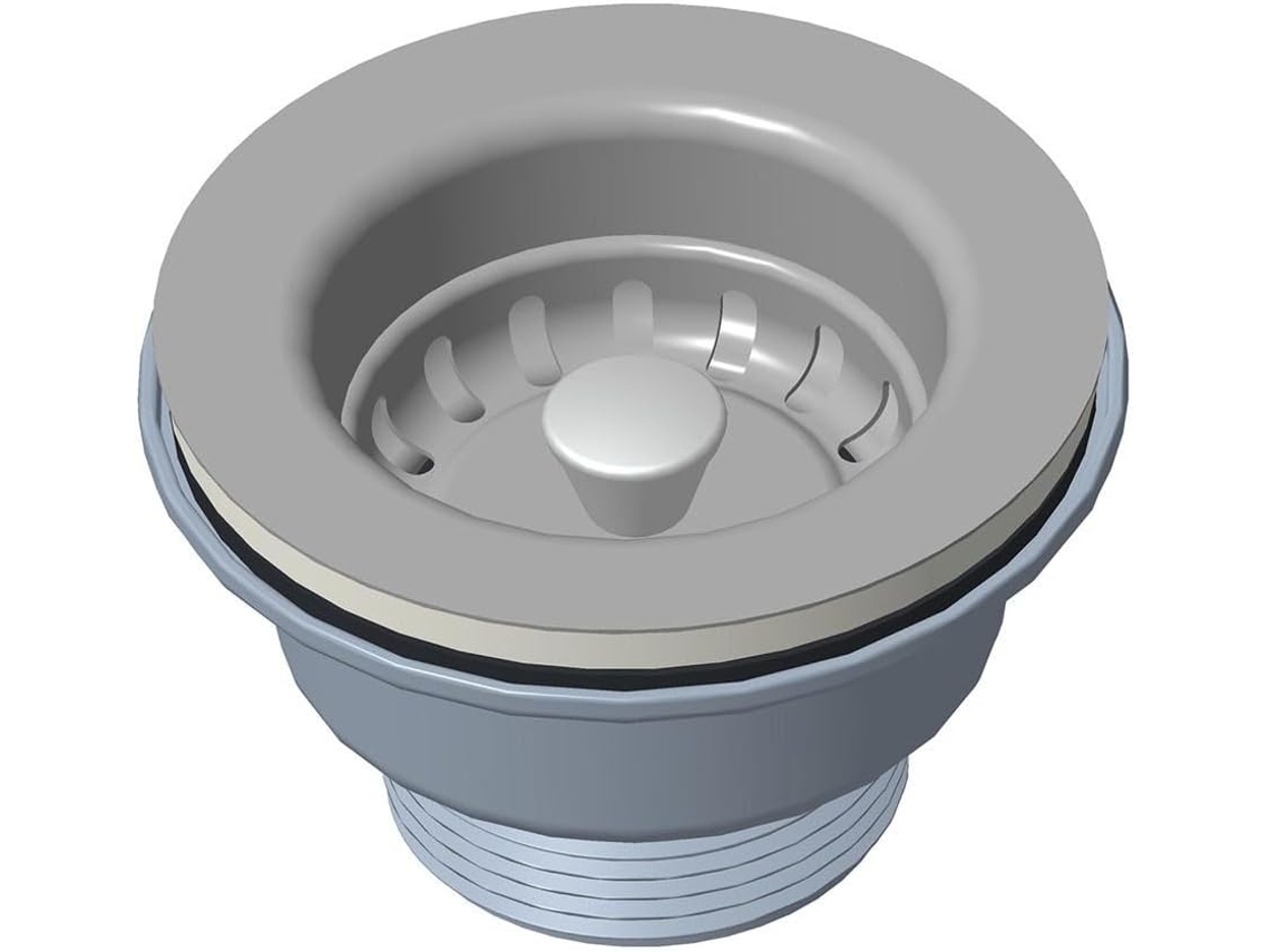Ralo De Pia 85 Mm Para Pias Aço Inoxidável, Granito, Mármore E