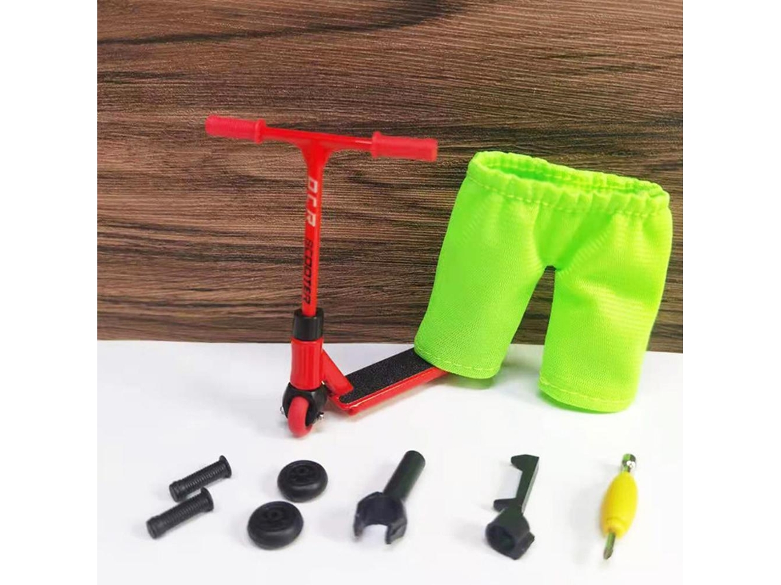 Mali mini Scooter para Dedos de Liga Metálica e Plástico Abs Kit Sensorial Educativo 10 Peças