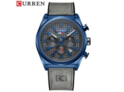 Relógio MDUG de quartzo com escala romana, pulseira de aço luminoso, disco solar, cinza azul ou prata preto