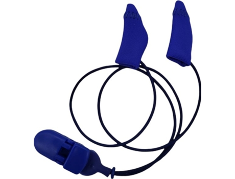 EAR GEAR Mini Azul com Fio Aparelhos Auditivos Contra Umidade e Vento