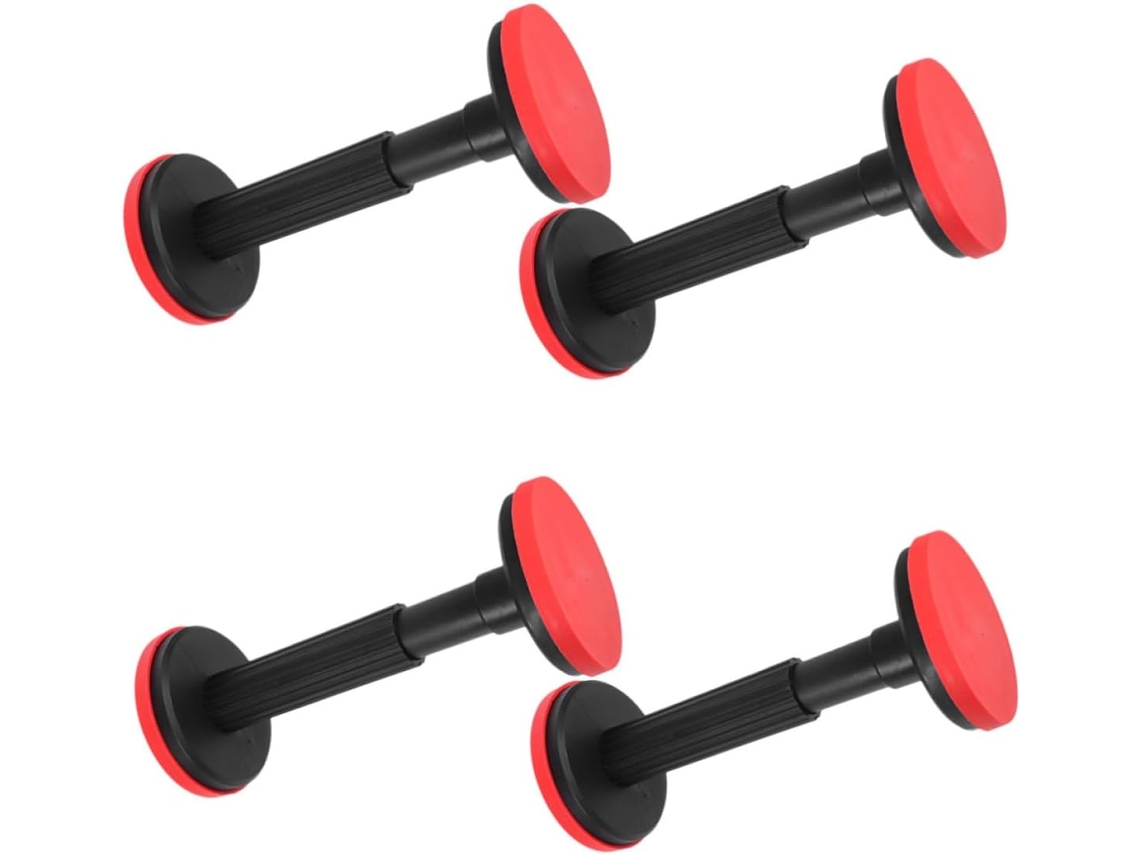 Tehaux Conjunto De 4-hastes Telescópicas Ajustáveis Em Altura, Em Nylon, Para Armários, Móveis, Escritórios E Cozinhas