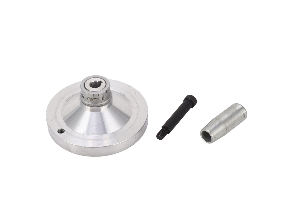 Laxiscreed Roda De Manivela Em Alumínio Com Escala De 0 A 1mm, Diâmetro 80mm Para Medições Precisas