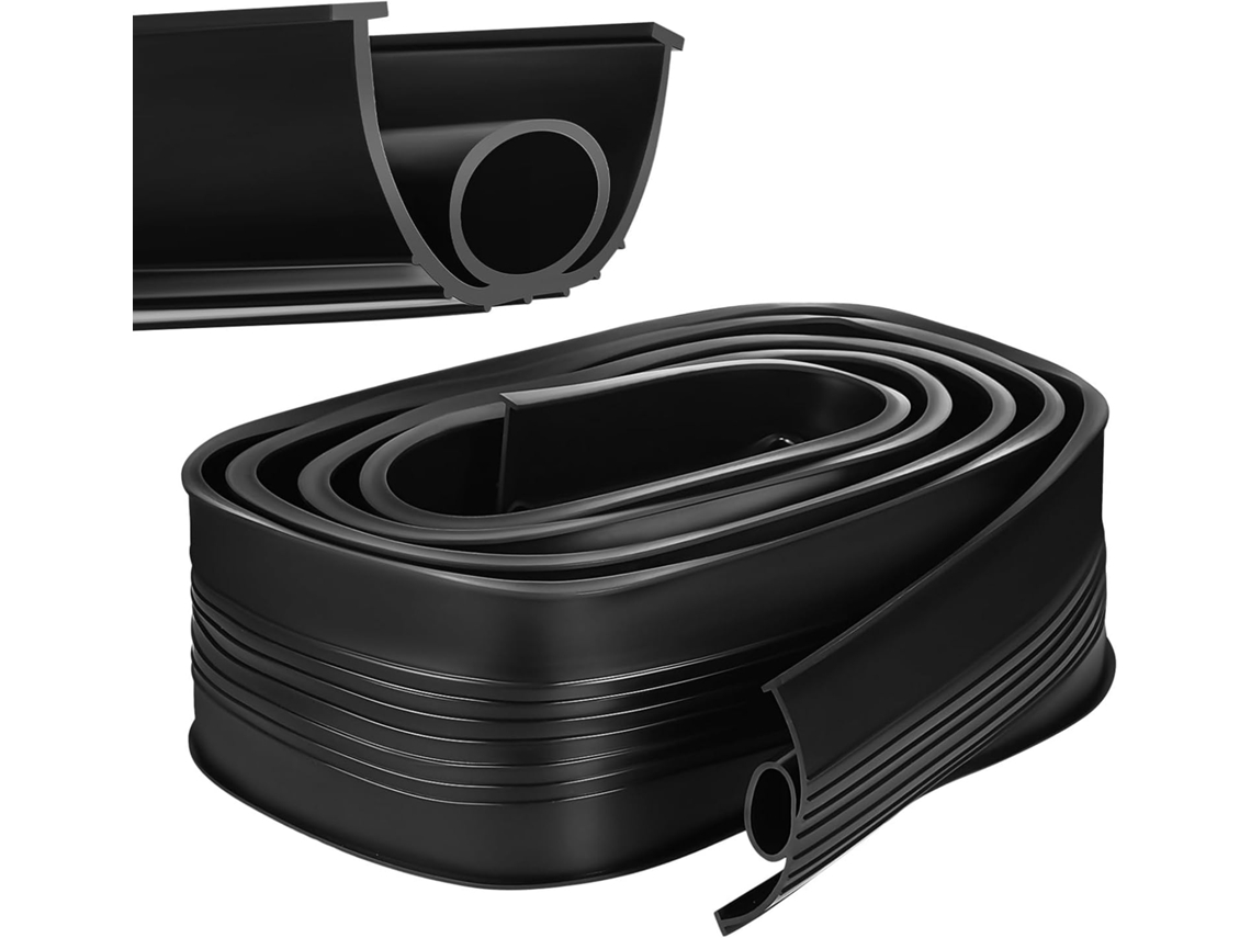 Kit De Vedação Para Porta De Garagem, Isolamento, Barreira Inferior, Proteção Contra Correntes De Ar E Água.