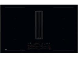 Placa de Indução AEG NCQ84K0 com Exaustor (Elétrica - 83 cm - Preto)