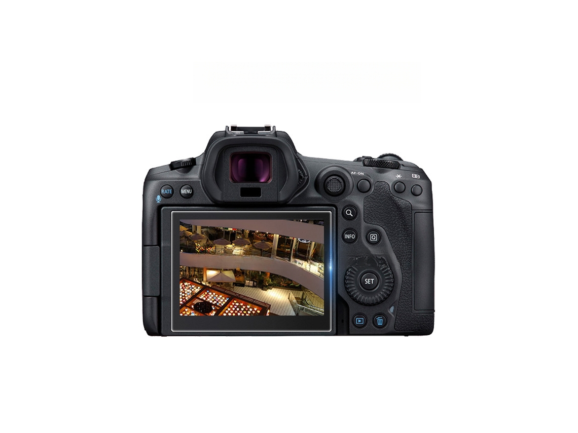 Protetor de Ecrã para Canon Eos R6 Ar Transparência Película Protetora de Vidro Temperado para Câmeras CUICH (3 Pack)