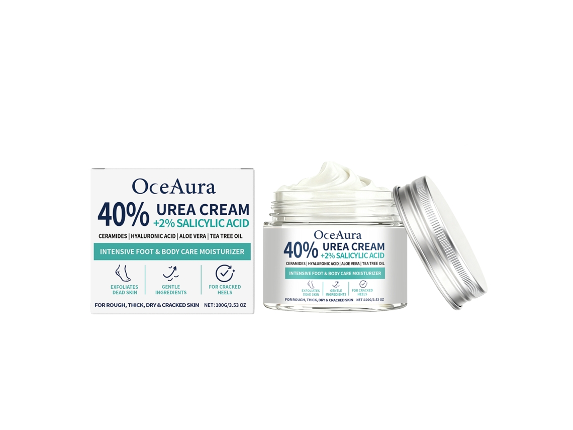 Creme Hidratante De Pés Oceaura Hidrata Nutre Suaviza Pés Tendos E Lisos
