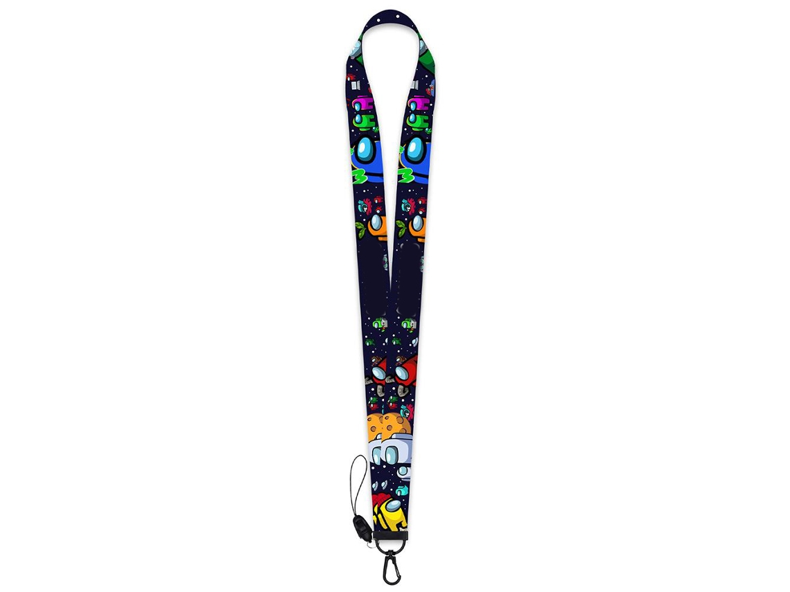 Aetheria corda para Pescoço e Pulseira Detachável Game Cartoon para Cartão, Chaveiro e Telefone