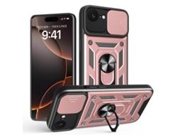 Capa Para Iphone 17e - Tampa Deslizante Para Câmera - Tpu Pc
