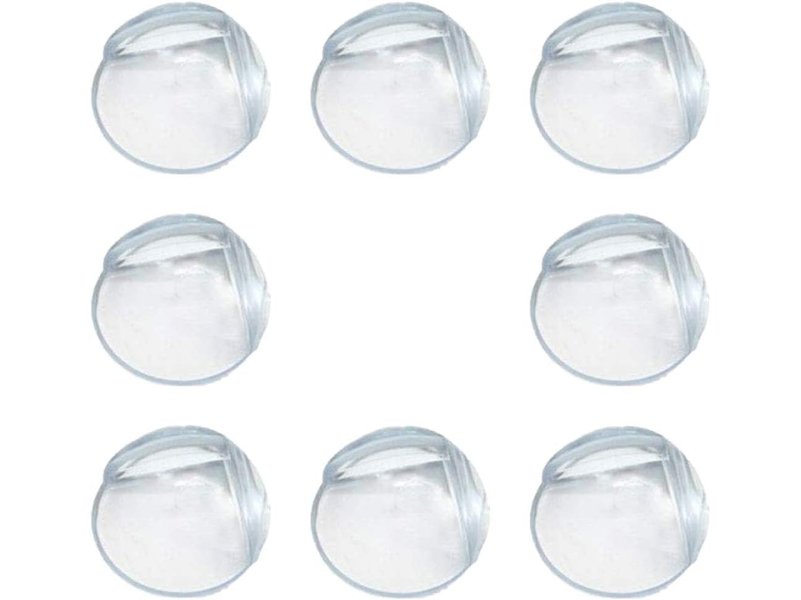 Lurelia Pacote Com 8 Faixas De Canto Transparentes Para Móveis Infantis Proteção Anticolisão (redondo 8