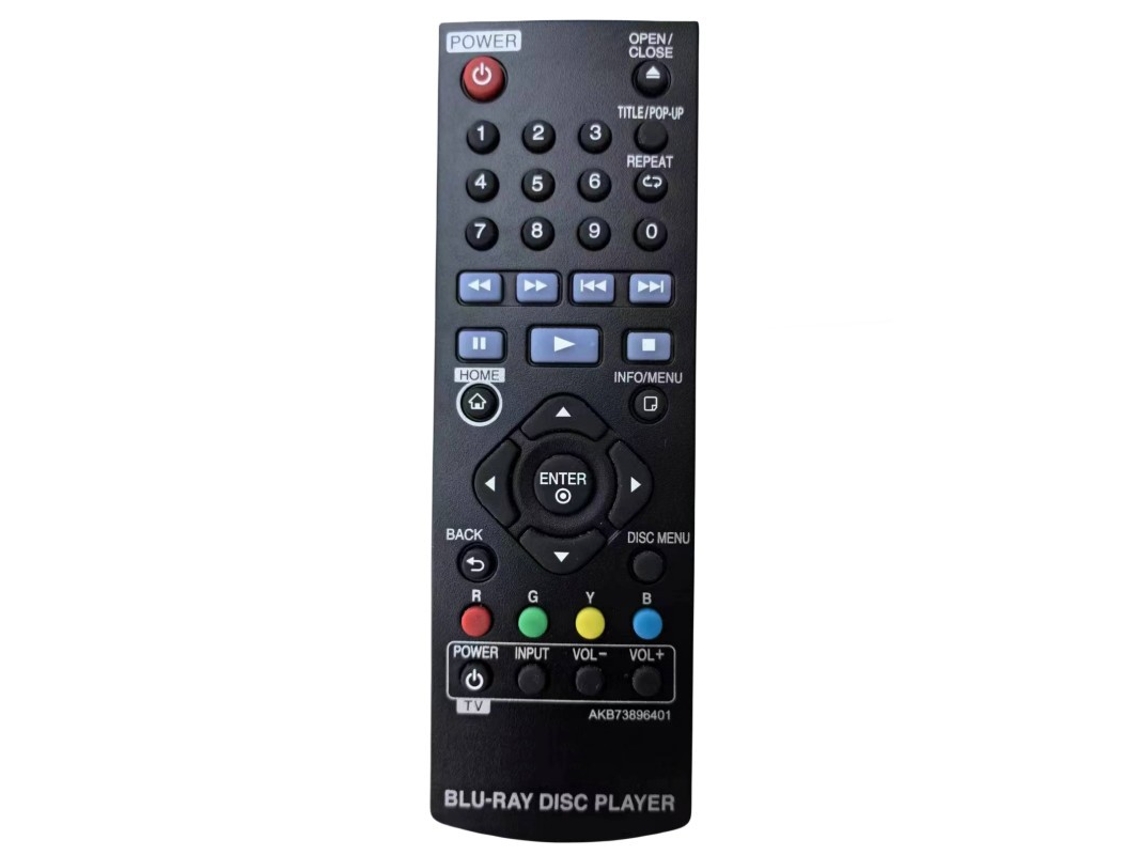 Controle Remoto Substituto Compatível Com Akb73896401 Reprodutor Dvd Blu-ray Lg Bp250 Bp135 Bp240 Bp300 Bp335w
