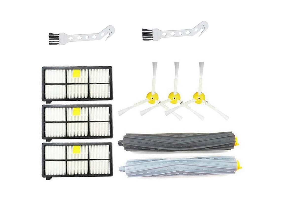 Kit De Substituição De Escova Principal, Escova Lateral E Filtro Para Varredoras Das Séries 8 E 9. Acessórios Inclusos._glo