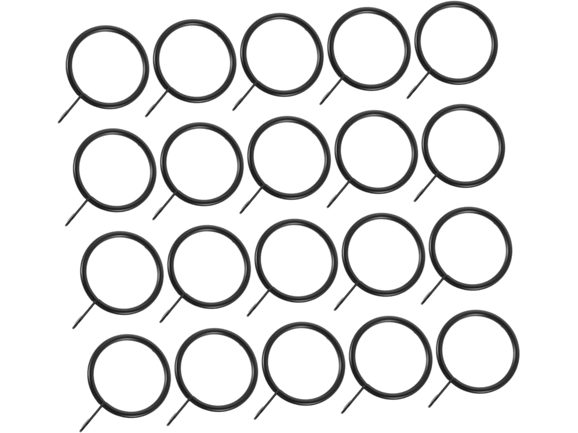 Conjunto De 25 Argolas E Presilhas Para Cortina De Banheiro, Suportes Para Painel De Cortina, Varões Para Pendurar Conjunto De 25 Argol