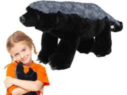 Pelúcia De Texugo-do-mel - Brinquedo Realista E Fofo