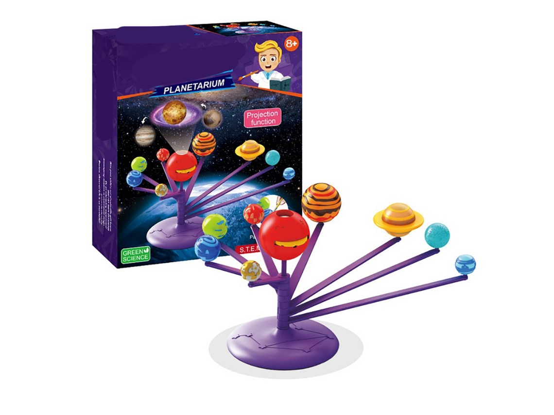 Kit Científico Diy De Planetário Do Sistema Solar Modelo De Planetas Brinquedo Stem Para Crianças E Adolescentes