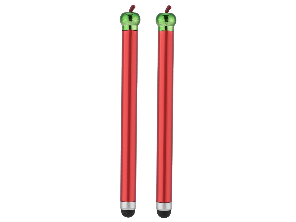 2pcs Caneta Estilo Touch Capacitiva De Alta Sensibilidade Para Ipad Suave Sem Riscos