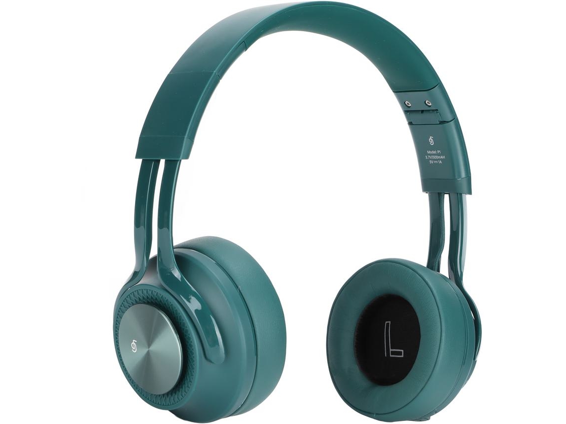 Auricular Sem Fios Bluetooth YIZHOOD P1 Over Ear Micrófone Verde