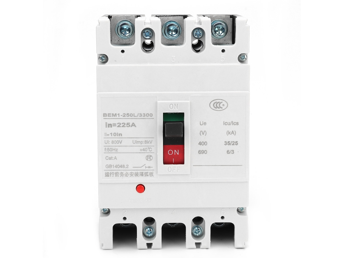 Laxiscreed Interruptor De Proteção Contra Fugas 3p Com Resistência A 800v E Capacidade De 225a