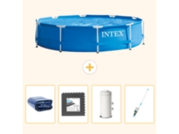 Intex Piscina Com Estrutura Redonda - 366x76 Cm - 5-peças S141
