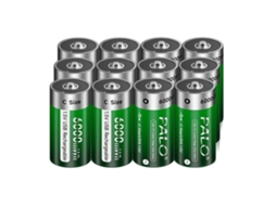 Bateria Li Ion Tipo C Palo, Capacidade De 6000mwh, Recarregável,12pcs Battery Oem