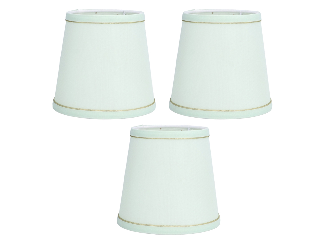 Conjunto de 3 Abajures E14 Modernos para Sala Jantar e Quarto