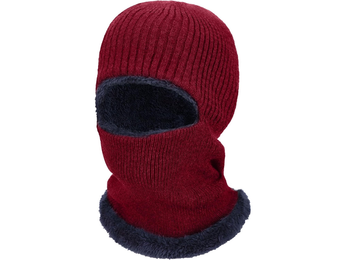 Aclava Gorro de Malha À Prova de Vento para Homens e Mulheres, Capa de Rosto em Lã para Esportes Ao Ar Livre BRILVIBERA
