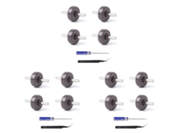 12x Rollers E Axles Rodas Direct Drive Cabeça Para V6 V7 V8 V10 V11 V15 Dc58 Dc Série Aspirador Peça
