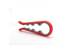 Rebe-abretapas Para Cortares Resistencias, Ideal Para Manos Menos, Mayores Y Artritaria, 22cm, Negro Rojo