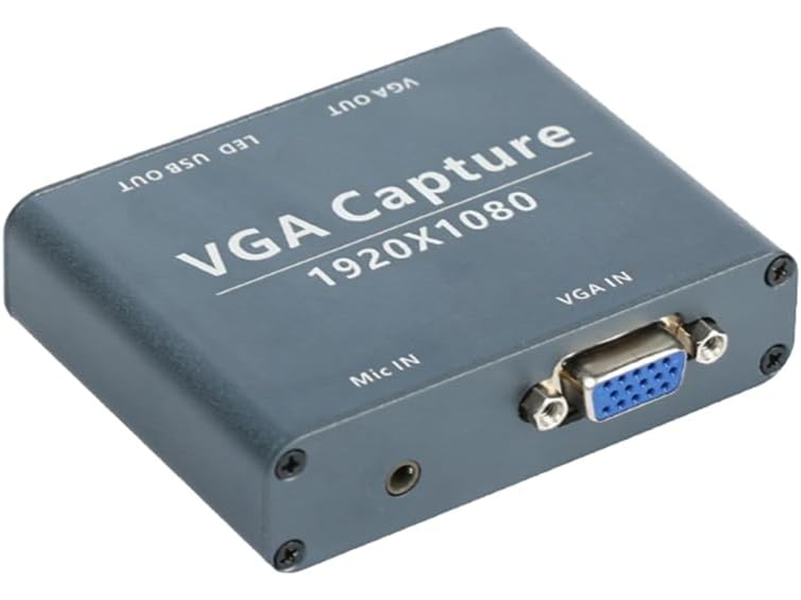 Captura Vga, Áudio Usb e Entrada/saída de Vídeo 1080p. Compatível com Sistemas Android e Linux. SFUSHOS