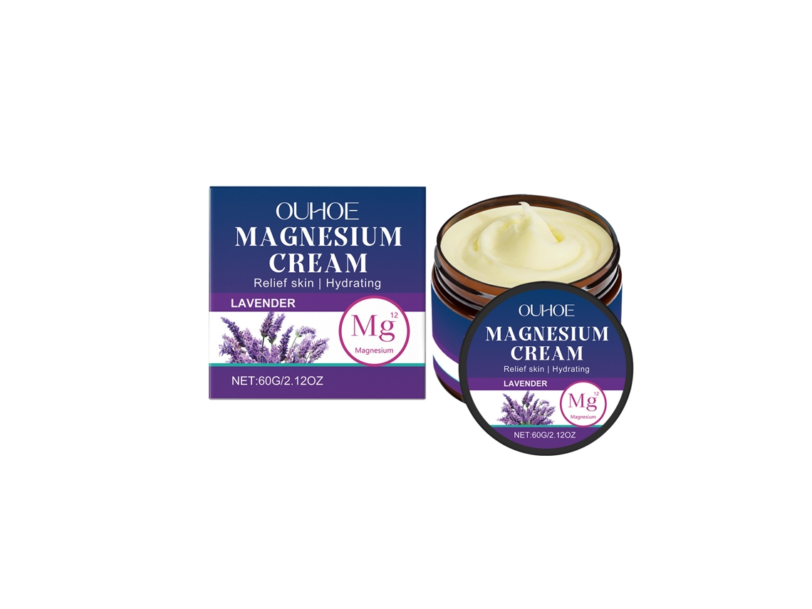 Creme Magnésio Lavanda para Relaxar Músculos de Forma Rápida LAXISCREED