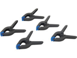 Conjunto de Pinças de Fixação com Mola SILVERLINE 435082 - 5 peças