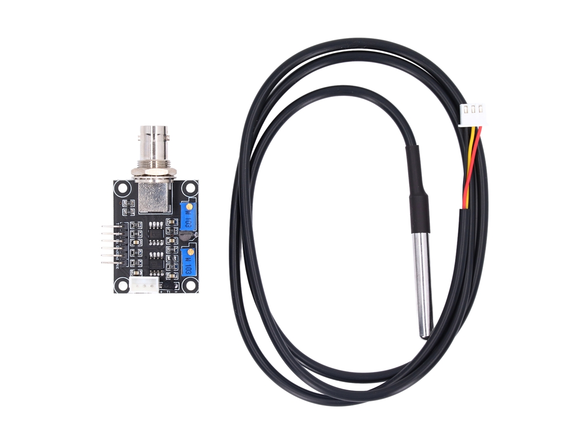 Módulo Sensor de Detecção de Valor pH, 0-14, Sonda Digital Impermeável, Conector BNC, Kit Monitor S/MARCA